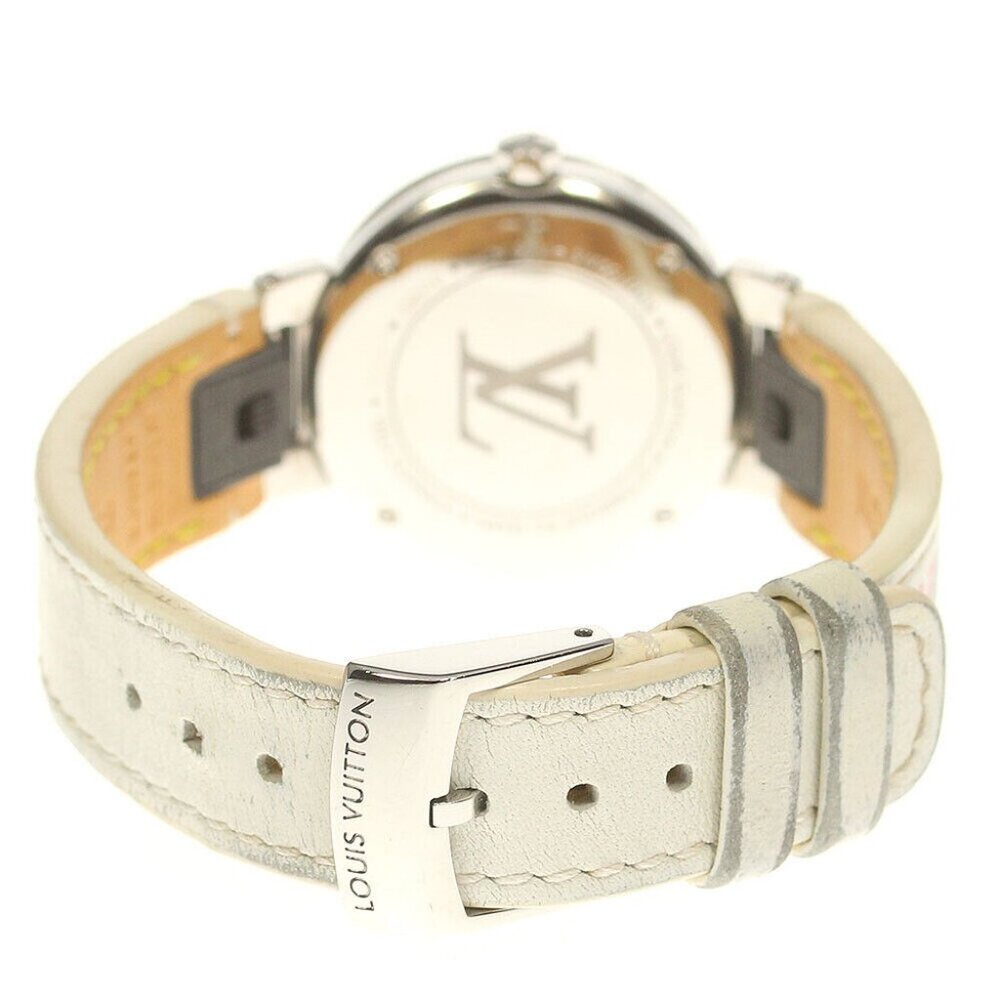 LOUIS VUITTON Tambour Moon Star Q8J10 white Dial Quartz Ladies Watch_777962 - Picture 5 of 7